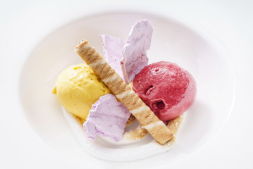 fruit ice cream