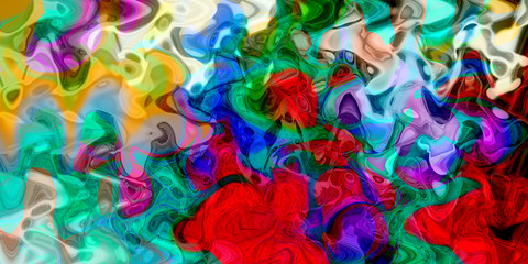 An abstract psychedelic wavy background image.