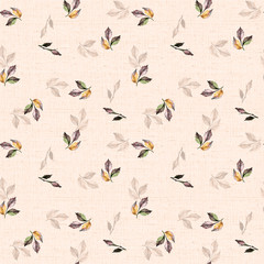 Seamless pattern with leafs..