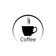 Coffee Cup icon isolated on white background
