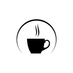 Coffee Cup icon isolated on white background