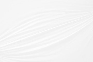Elegance Abstract soft focus wave white fabric use for background or wallpaper.