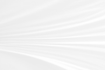 Elegance Abstract soft focus wave white fabric use for background or wallpaper.