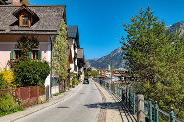 Hallstatt im Salzkammergut ohne Touristen