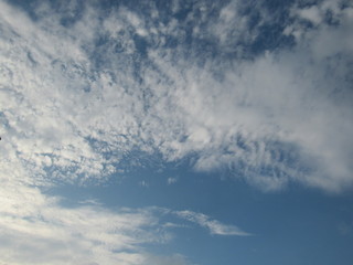 Obraz premium blue sky with clouds
