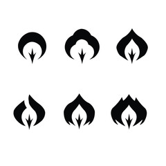 Simple tree vector icons