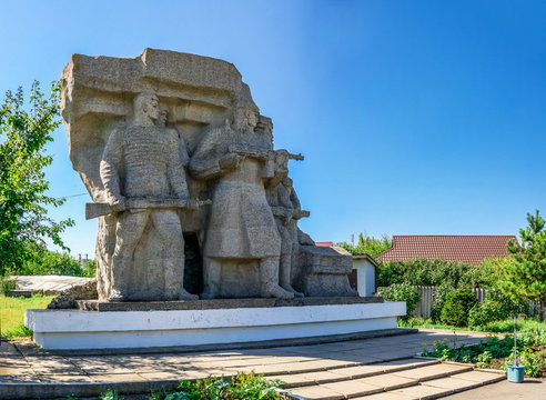 Catacombs memorial in Nerubayske, Ukraine
