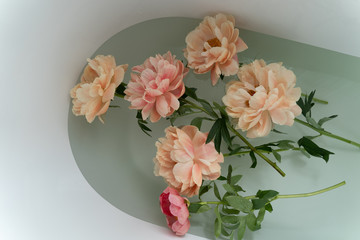 flowers in the bath