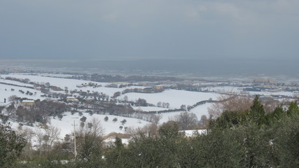 Paesaggio innevato