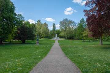 The Cenotaph in Christchurch Park, Ipswich, UK