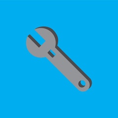 WRENCH ICON , SPANNER ICON VECTOR