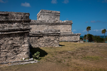 Tulum Mexican archaeological site, Mayan ruins