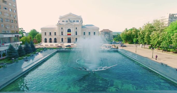 Kinetic fountain in Drobeta Turnu Severin Romania 3