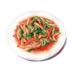 青椒肉絲