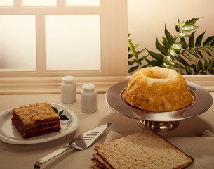 Passover Jewish holiday matzah cake