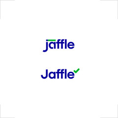 jaffle logo type modern wordmark design