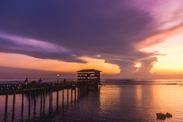 Fototapeta premium Siargao Island Palms Beach Ocean