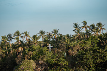 Fototapeta premium Siargao Island Palms Beach Ocean