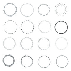 Vintage labels in the frame. Decorative frames labels in retro style. Set of vector images