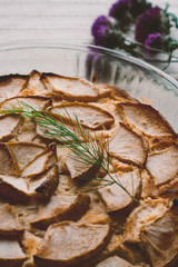 
Gâteau invisible aux pommes