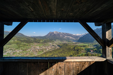 Blick auf Bad Goisern im Salzkammergut