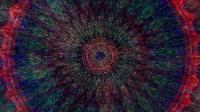 Fabulous Dreamlike Psychedelic Blur footage background of motion surface of trendy colorful original Abstraction Art pattern flow. Moving Seamless loop psychotherapy.