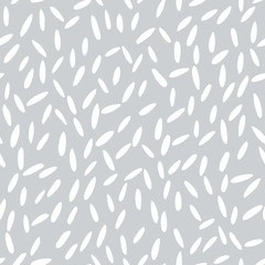 Hand drawn rice vector seamless pattern