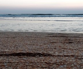 beach at sunset