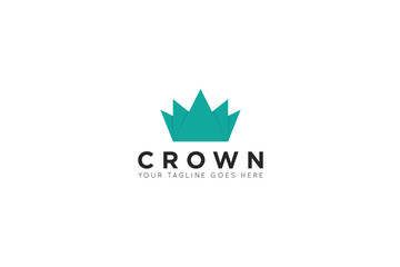crown logo and royal icon vector illustration design template
