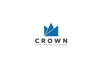 crown logo and royal icon vector illustration design template
