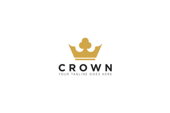 crown logo and royal icon vector illustration design template