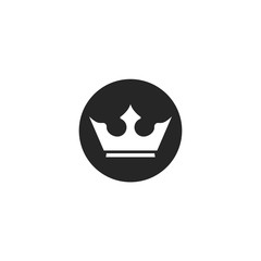 silhouette crown logo and royal icon vector illustration design template