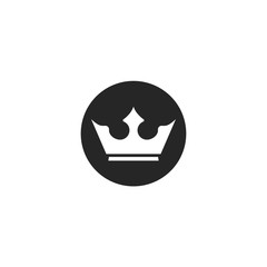silhouette crown logo and royal icon vector illustration design template