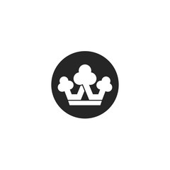 silhouette crown logo and royal icon vector illustration design template