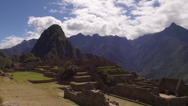 Sacred plaza, Machu Picchu, Cusco, Peru
