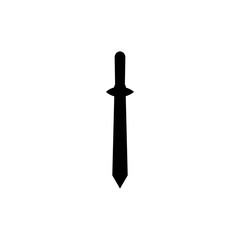 black sword vector graphic design illustration