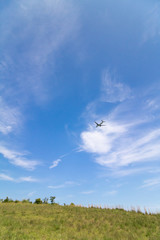 丘の上の飛行機　広島県立中央森林公園