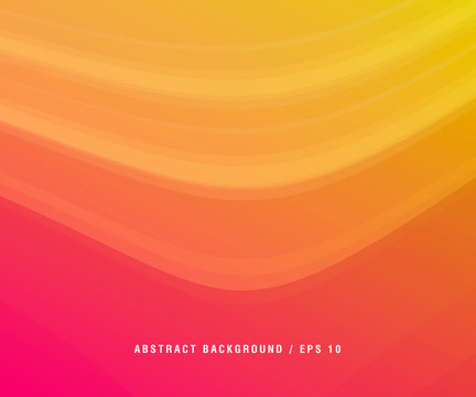 Abstract background of red yellow gradient colors, flowing shape of hot substance, sunny background cover or banner backdrop