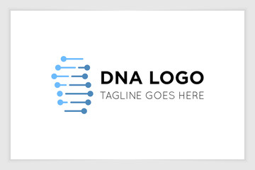 illustration vector graphic of genetic dna logo and icon good for science, research, technology, biology icon