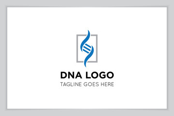 illustration vector graphic of genetic dna logo and icon good for science, research, technology, biology icon