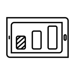 Vector image of icon mobile phone.