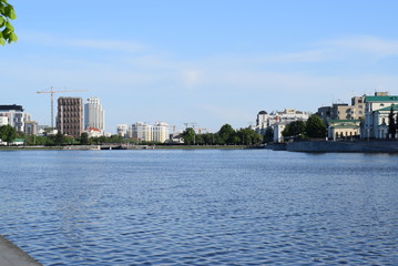 Obraz premium urban landscape of the city Yekaterinburg 