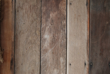 Top view of floor made of wooden plank