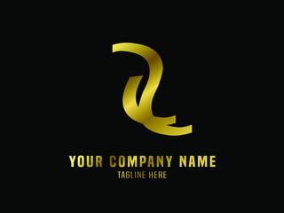 Abstract Logo Vector Gradient Alphabet