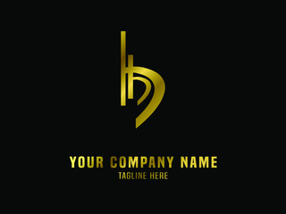 Abstract Logo Vector Gradient Alphabet