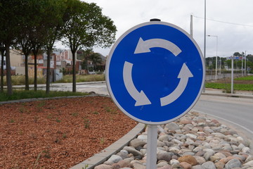 Señal de circulación rotonda