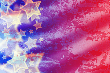 abstract American flag