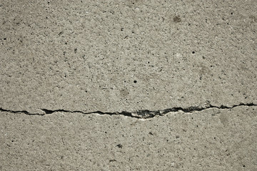 Obraz premium cracks in concrete slabs