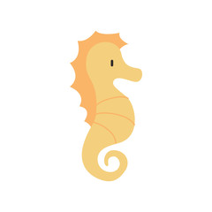 cute seahorse vector