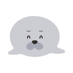 cute seal animal vector
